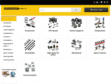 Tablet Screenshot of driveshaftparts.com
